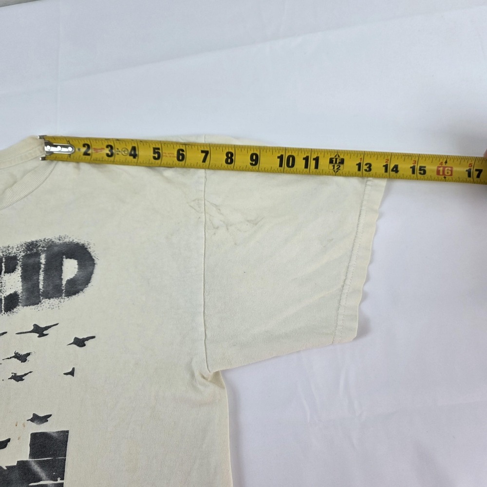 Vintage Rancid Shirt Mens Medium White Punk Band Graphic 2008 Machete Tee - Picture 8 of 12